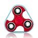 Produktbild Fidget Tri (dreifach) Fire Wheel Spinner mit fluoreszierendem Gummiband Anti Stress Kreisel Hand Spielzeug in Rot von VAPIAO