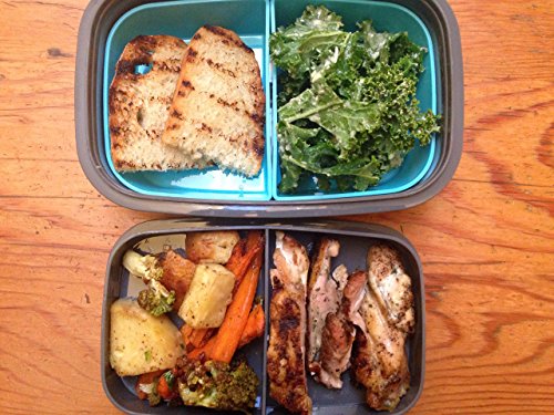 Coolbites Bento-Lunchboxen, brotdose Bento Mittagessen mit Eisbeutel – bis zu 4 Fächern – Für Kinder & Erwachsene – ideal für Zurück zu Shcool … - 4