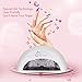Nail Polish Dryer 12W LED Nail Lamp Manicure Curing Lamp with 4 Timmer Settings Quick Curing Gel Acrylic Shellac Gelish for Fingernails Toenails Include 6 Nail Polish Remover Caps