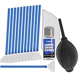 sensor swab type 3 (24 mm) Contenido: 12 x Cleaner Swab palillos 24 mm, 1 x Líquido limpiador 15 ml, 1 x Fuelle profesional, 1 x Micro gamuza de limpieza 13 x 13 cm