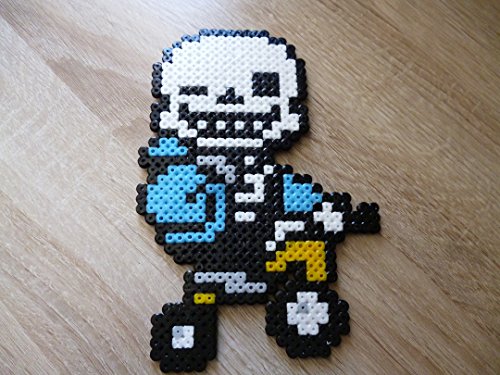 Sprite Sans 2eme Version - Undertale - Hama Beads - pixel art