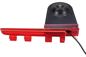 KALAKUS Auto Rückfahrkamera Einparkhilfe Farbkamera Rückfahrsystem Einparkkamera für Rückfahrkamera Transporter T5 T6 ab 2010 Nachrüstung in 3. Bremsleuchte Caravelle Multivan Transporter Van