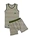 Albababy Funo Underwear Set - Creme/Brown Striped - Size 98cm - 2-3 Years