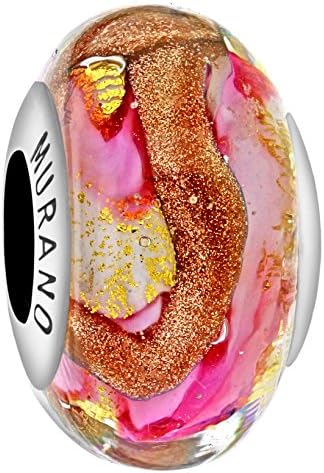 Tuscany Charms Sterling Silver Murano Bead