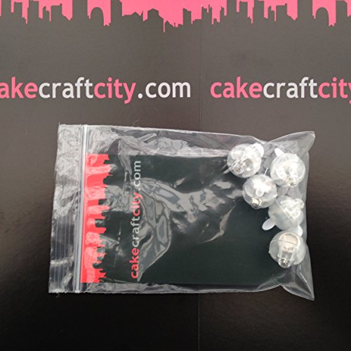 Mini-LED-Lampen, batteriebetrieben, Weiß, 5 Stück - 2