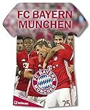 FC Bayern Trikotkalender 2017 - Bayern Kalender, Fankalender Fußball, Fußball Kalender, FC Bayern München Kalender - 34 x 42 cm by 