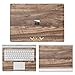 Produktbild sopiguard Microsoft Surface Buch 2 (38,1 cm) Karbonfaser Präzision Randloser Deckung Leicht aufzubringende Vinyl Skin Sticker/Wrap, Wood Oak