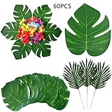 【Partydekorationen Use】: Verwenden Sie tropische Pflanzen und Hibiskusblüten, um eine atemberaubende tropische Party zu dekorieren. Großartig für ein Regenwaldthema, Aloha, Tiki oder Grillparty.