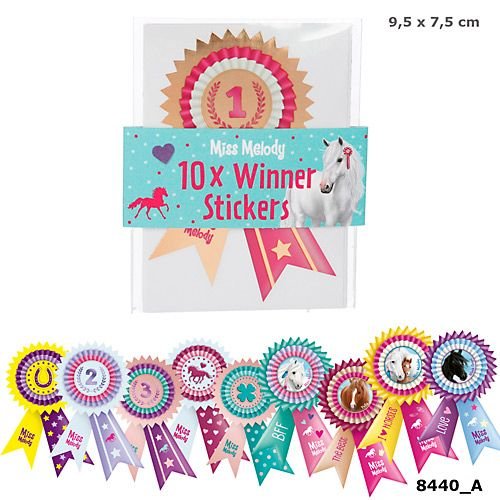 Preisvergleich Produktbild Miss Melody Winner Stickers *NEU*OVP*