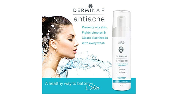 dermina anti acne face wash use