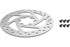 Fututech 140 mm Disque de Frein en Acier Inoxydable pour Scooters Electriques Vélos VTT Vélos Electriques BMX Plaquette Pièces de Frein Accessoires de Frein (140)