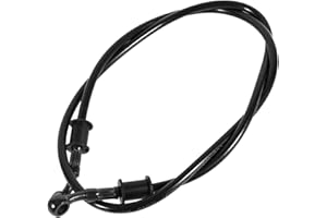 Keenso 50cm 120cm Moto Intrecciato Freno Frizione Tubi Olio Colorati Pit Dirt Bike Enduro Motocross Bici Strada(900mm Nero),Conversione del frenante