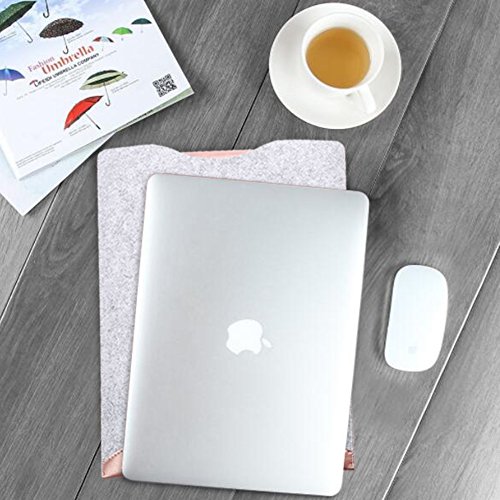 GENORTH Filz Sleeve H  lle Ultrabook Laptop Tasche f  r MacBook Air   Macbook Pro 13 3 Zoll  MacBook Pro Retina 13 Zoll H  lle mit Gesch  tztes Innere