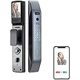 3D Face Recognition Lock, Smart Lock, Smart Door Lock, WiFi Lock, 8 Ways to Unlock, Fingerprint, WisHome App Control, Password, IC Card, Mechanical Key, Hotel, Office, Home and more (Q5)