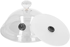 Les-Theresa Smoking Gun Cup Covers, 2 Pack Smoke Infuser Lid Acrylic Transparent Smoking Cloche Dome Cove for Cocktail Drinks Cuisine Kitchen