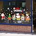 Produktbild Weihnachten Fenster Aufkleber selbstklebende hängenden Schneemann Weihnachtskugeln Baum Kranz Weihnachtsmann Weihnachten Festival Glas Wandaufkleber