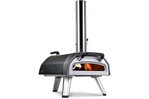 Ooni Karu 2 Multi-Combustibles - Four a pizza Bois/Gaz/Charbon – Four a pizza gaz compatible - Portable extérieur – Cuisson authentique à la pierre – Jusqu’à 500 °C