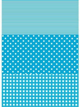 Decopatch Paper No. 297 Pack of 20 Sheets (395 x 298 mm, Ideal for Your papermaches) Yellow craquelé Turquoise