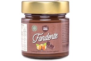 Choco Zero – Crema Proteica Cioccolato Fondente e Pasta di Nocciole Italiane Crema Spalmabile Senza Zuccheri Aggiunti, Senza Glutine, Senza Lattosio, Vegano Vasetto da 200 g