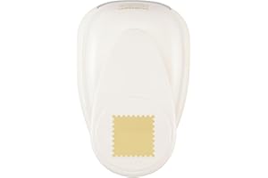 Vaessen Creative Perforatrice Timbre - 3.8 x 3.8 cm - pour Projets DIY, Papier Scrapbooking, Plastique Fou, Bullet Journaling, Cartes de Vœux, Papier Découpage, Étiquettes, Décorations