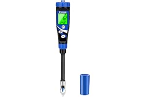 UIUZMAR Misuratore pH Terreno, Testare il pH del Terreno Piante, Tester pH Digitale Suolo, phmetro per Acqua, Piscina, Alimenti, Carne, Impasto, Birra, Acquario, Liquido