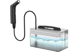 BOSTAR Electric Travel Bidet Handheld Bidet Sprayer for Bathroom and Outdoor Hiking Rechargeable Camping Bidet 2.3L Water Container