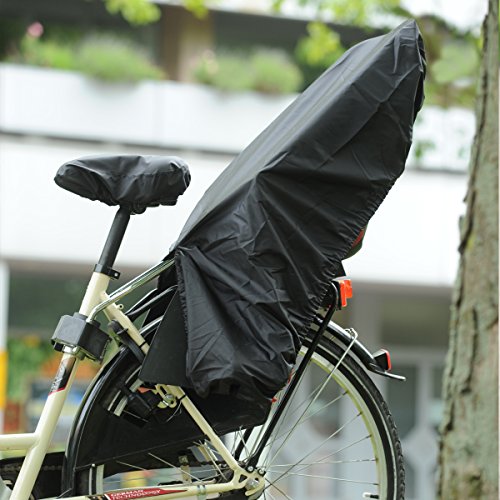 TROCKOLINO Regenschutz für Fahrrad-Kindersitz – schwarz - 4