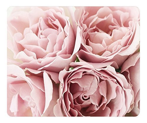 Mouse Pad Pink Roses 36230 Oblong Shaped Mouse Mat Design Natural Eco Rubber Durable Computer Desk Stationery Accessories Mouse Pads For Gift