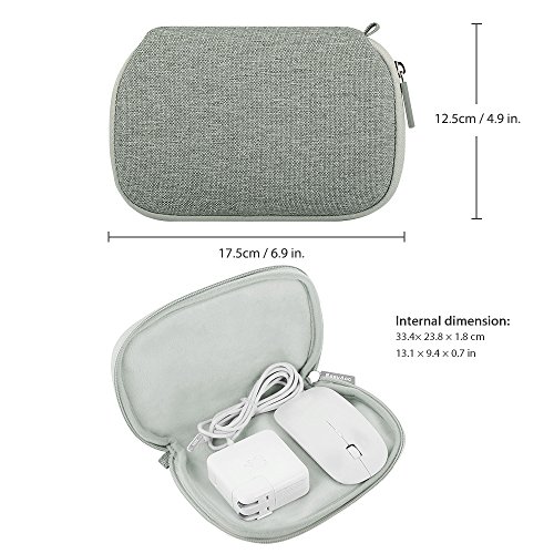EasyAcc 13,3 Zoll Macbook Air/ Pro Retina Sleeve Hülle Ultrabook 33,4-cm-Laptop Tasche Tragetasche Speziell für 13,3″ Apple Macbook Pro Retina und Macbook Air Grau - 5