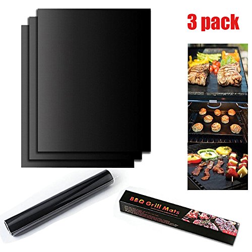 Preisvergleich Produktbild Sinbide® Grillmatte Glasfaser Antihaftbeschichtung Backpapier zum Grill wiederverwendbar (3)