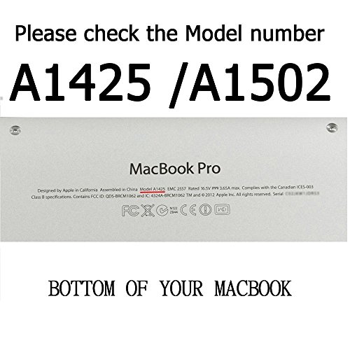 MacBook Pro 13 Retina Hülle, L2W MacBook Pro 13,3 Zoll Retina Frosted Matte Soft-Touch Hartschale Hülle Cover für Macbook Pro 13.3 Mit Retina Display (Modell: A1425 / A1502) – Wine Red - 5