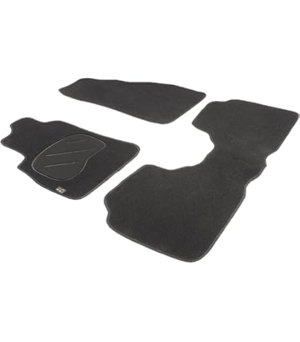 MOTOS Basic Alfombrillas Coche De Velours Adecuado Para Hyundai Santa Fe III 2012-2018 - Basic, Material, Negro - Experimenta Un Nuevo Confort De Conducción Con Un Juego De Alfombra De Coche De