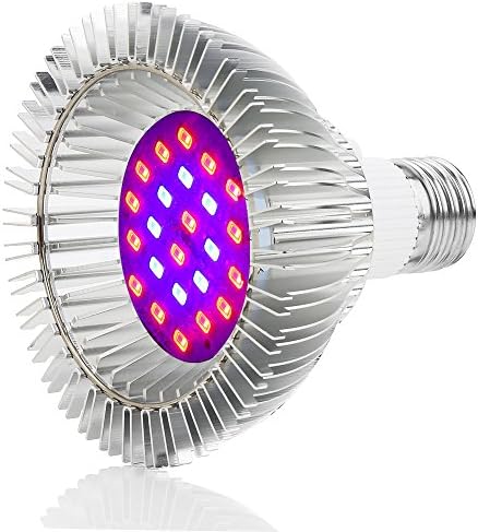 XJLED® 24W Led Grow Light Led Plant Lights for Hydroponics System and Greenhouses,Led Spot Lights Downlight,Red+Blue SMD5730 Chips,Aluminum shell