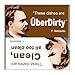 Produktbild guajolote Prints Reinigung Dirty Spülmaschine Magnet Nietzsche 6,3 x 6,3 cm