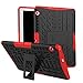 Produktbild XITODA Huawei MediaPad T3 10 Fall, Armor Style Hybrid PC + TPU Schutzhülle mit Ständer für Huawei MediaPad T3 10 9.6-inch Tablet 2017 Release Cover Schutz rot