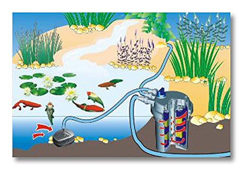 Sunsun CPF-180 Druckteichfilter UVC 11 W 6000 L Teichfilter Koi Teich Filter - 5