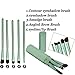 A&G®5pcs Professional 5pcs Makeup Make Up For You Cosmetic Brushes Set Eyeshadow Eyebrow Kits(Green)