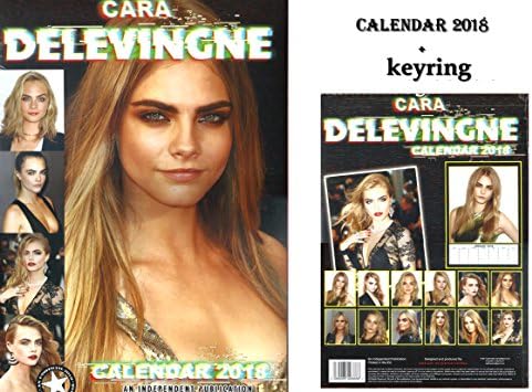 CARA DELEVINGNE CALENDAR 2018 + CARA DELEVINGNE KEYRING
