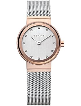 Bering Time Damen-Armbanduhr XS Analog Quarz Edelstahl 10126-066