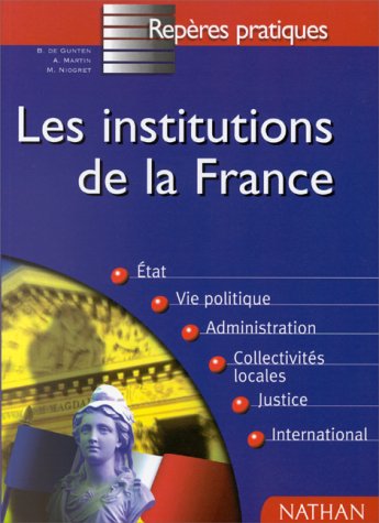 couverture de : Les institutions de la France