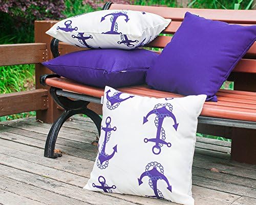 Vantextile 4PCS Christmas Home Decor Throw Sofa Car Cushion Cover,100% Polyester Weather Resistant Fabric Outdoor Waterproof Cushion Cover,Invisible Zipper Safe and Comfortable Pillowcase,Hand/Machine Wash,18x18inch(Insert Not Include).