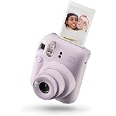 Fujifilm instax mini 12 Lilac Purple - Macchina Fotografica Istantanea, Specchietto Selfie e Modalità Close Up, Esposizione A