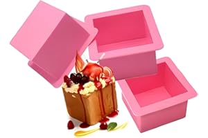 LATRAT 3 piezas molde de silicona cuadrado molde de jabón cuadrado cubo grande molde de silicona resina fundición joyería joyería herramientas