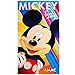 Produktbild alles-meine.de GmbH Badetuch / Strandtuch -  Disney - Mickey Mouse  - inkl. Name - Baumwolle 100 % - 70 cm * 140 cm - Frottee / Velours - Handtuch - Jungen Mädchen - 70x140 für..