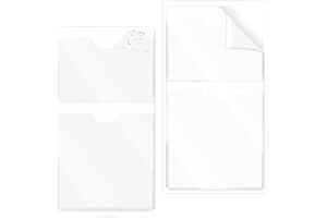 JIAWAGGAG 2 Porte Carte VTC et Macaron VTC Support de Carte VTC Pare-Brise Transparent Pochettes Porte-Cartes Autocollantes Plastifiés pour Chauffeurs Privés VTC et SpéCialisés dans Les Services 17.7x9.5cm