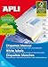 Produktbild Apli 002078 - Pack 100 weie Etiketten für Drucker 70X16.9