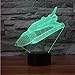 Produktbild Space Shuttle Touch Schutzkleidung 7 Farben Ändern Lampe Schreibtischlampe 3D Neuheit Led Nachtlichter Direkte Lieferung Usb Repeater Hdmi