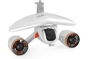 sublue WhiteShark Mix - Patinete subacuático con Motores duales, Compatible con cámara de acción, Deportes acuáticos, Buceo para niños y Adultos