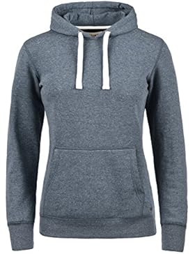 DESIRES Olive Damen Kapuzenpullover Hoodie Sweatshirt mit Fleece-Innenseite aus hochwertiger Baumwollmischung