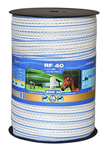 Preisvergleich Produktbild Weidezaubband RF 40 weiß, 200m